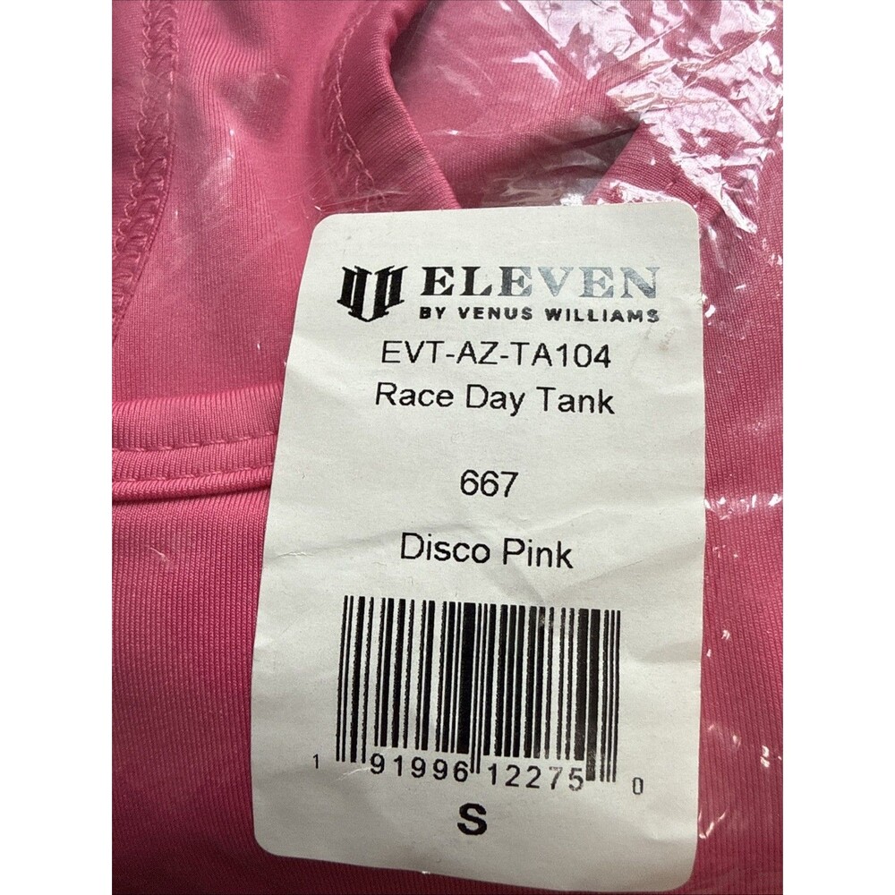 Eleven Venus Williams Race Day Tank Top Womens Small Disco Pink Tennis Athletic - Picture 4 of 4